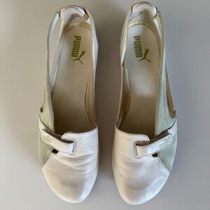 Puma cut-out sneaker-flats.